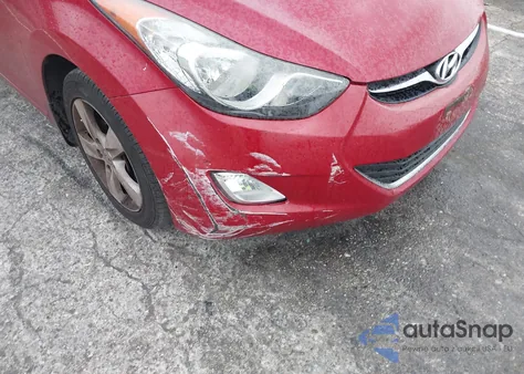 2013 Hyundai Elantra Gls from USA, damaged, VIN KMHDH4AE4DU945815